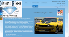 Desktop Screenshot of diamondfinishpro.com