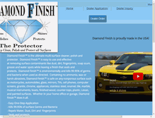 Tablet Screenshot of diamondfinishpro.com